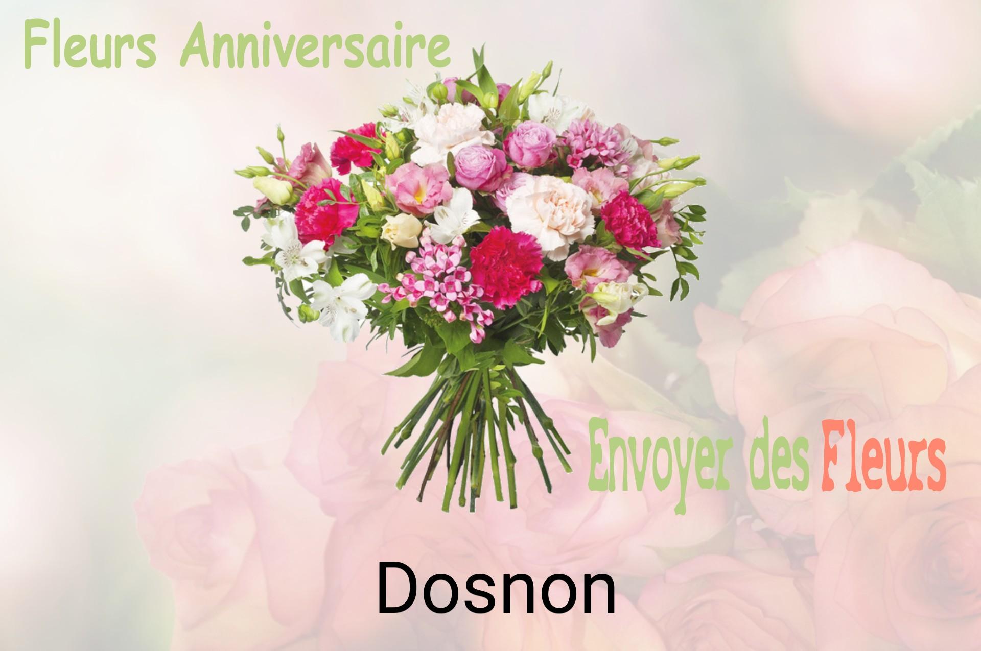 Bouquet de fleurs d’anniversaire livré à Dosnon